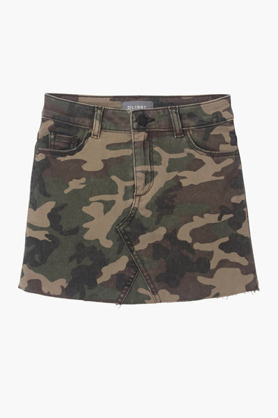 DL1961 Jenny Camo Jean Skirt