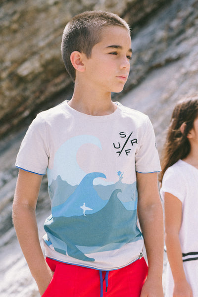 Mini Shatsu Shark Whale T-Shirt