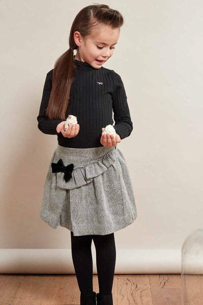 Lili Gaufrette Bow Skirt