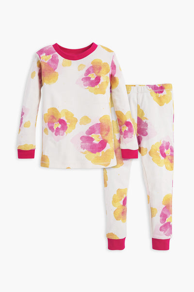 Burt's Bees Exploded Pansies Pajama Set