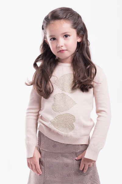 Imoga Cindy Girls Sweater - Oatmeal