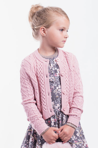 Imoga Dominic Girls Cardigan - Mauve