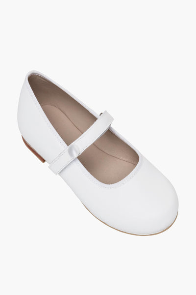 Elephantito Princess Mary Jane Flat - White