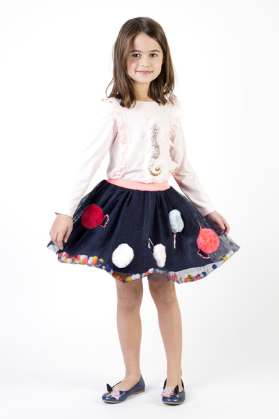 Billieblush Glitter Tulle Girls Skirt