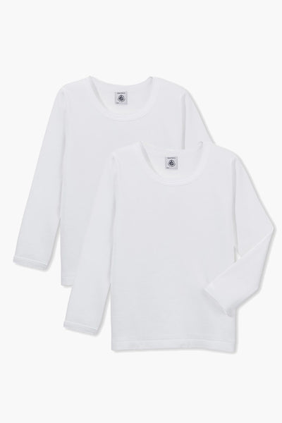 Petit Bateau 2-pack Long Sleeve Undershirts