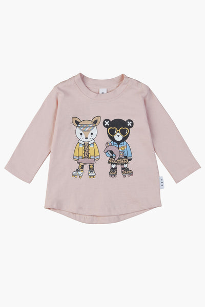 Huxbaby Animal Skater Girls Shirt 