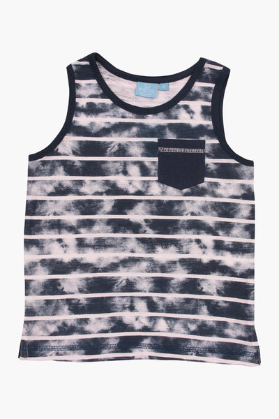 Bear Camp Burnout Stripe Boys Tank