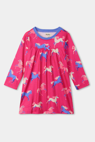 Girls Pajamas Hatley Dreamland Horses Long Sleeve 