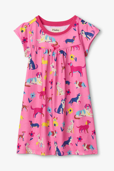 Girls Pajamas Hatley Garden Pups