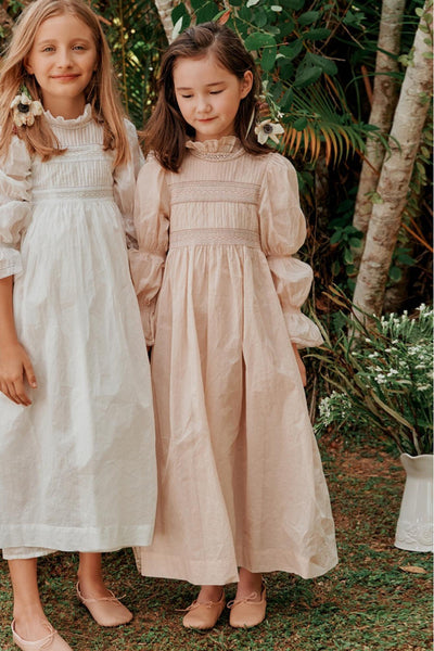 Flower Girls Dress Nellystella Genevieve Orchid Ice