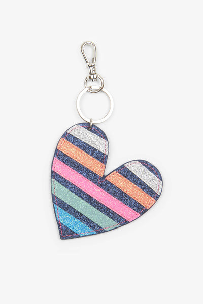 Hatley Glistening Heart Bag Charm 