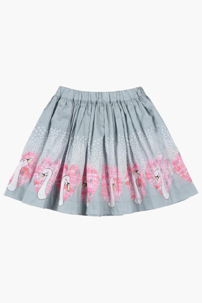 Paper Wings Heart Swans Skirt