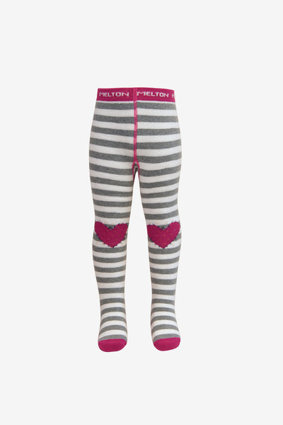 Baby Girls Non-Slip Heart Tights