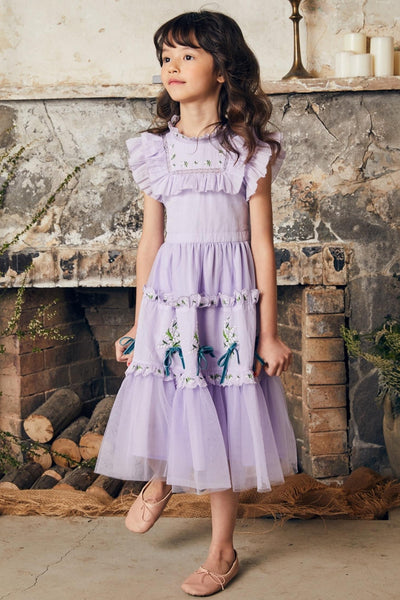 Flower Girls Dress Nellystella Julianna Purple Haze