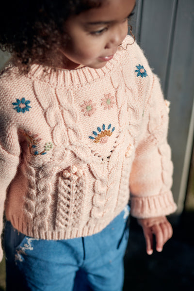 Louise Misha Jumper Georgette Blush