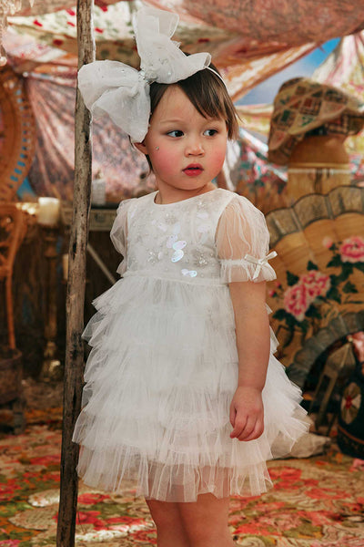 Baby  Flower Girls Dress Tutu Du Monde Lucky CharmMilk