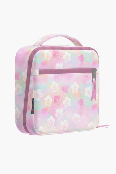 Girls Lunchbox JanSport Lunch Break Neon Daisy