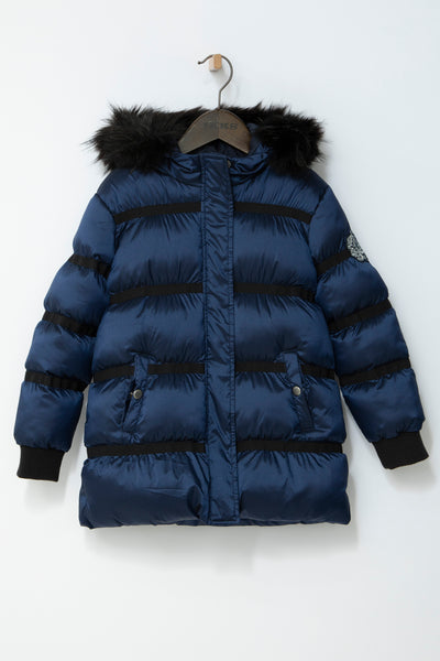 IKKS Navy Puffy Coat