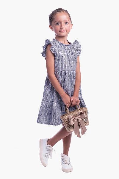 Kids model Girls Dress Imoga Pia Marine