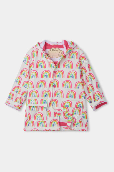 Hatley Pretty Rainbows Girls Raincoat