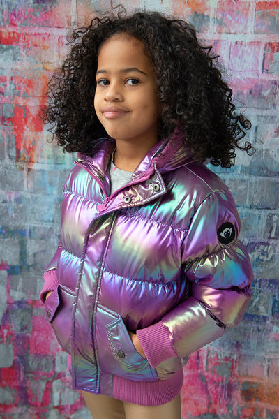 Appaman Puffy Kids Coat - Code Pink