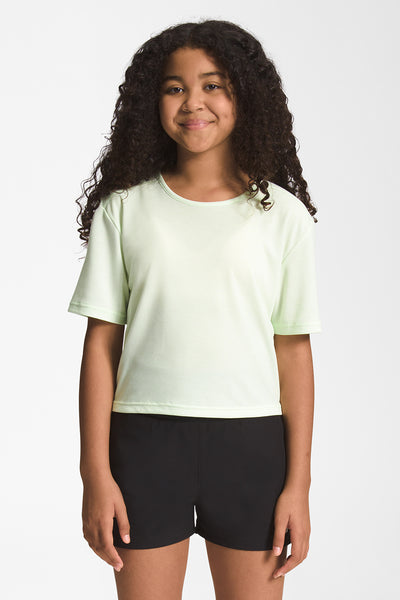 Girls Shirt North Face Sports Boxy Lime Cream