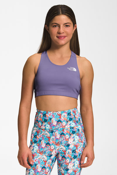 Girls Underwear North Face Sports Bra Deep Periwinkle