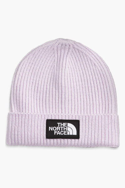 Girls Hat North Face Tnf Box Beanie Lavender Fog 