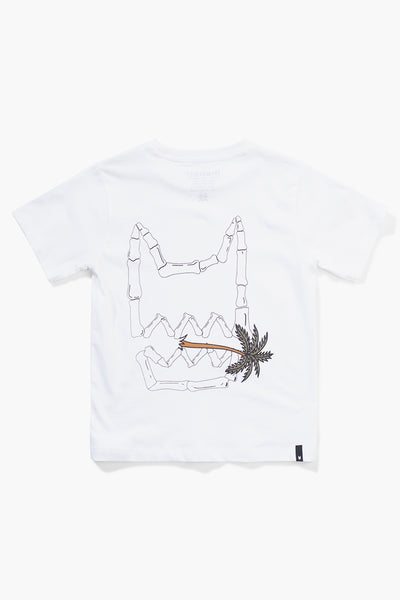 Boys T-Shirt Munster Kids Toothpick White