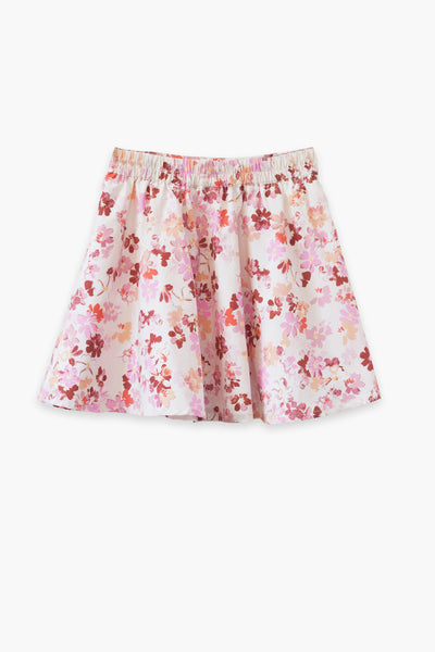 Girls Skirt Beet World Twirl Summer Bloom