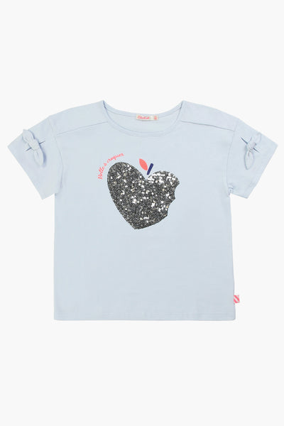 Billieblush Blue Sequin Girls Shirt