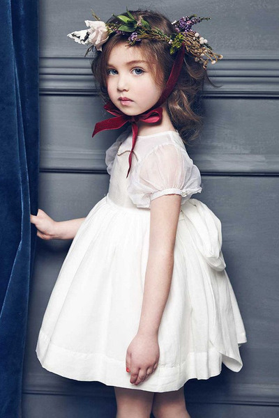 Flower Girls Dress Nellystella Marissa White